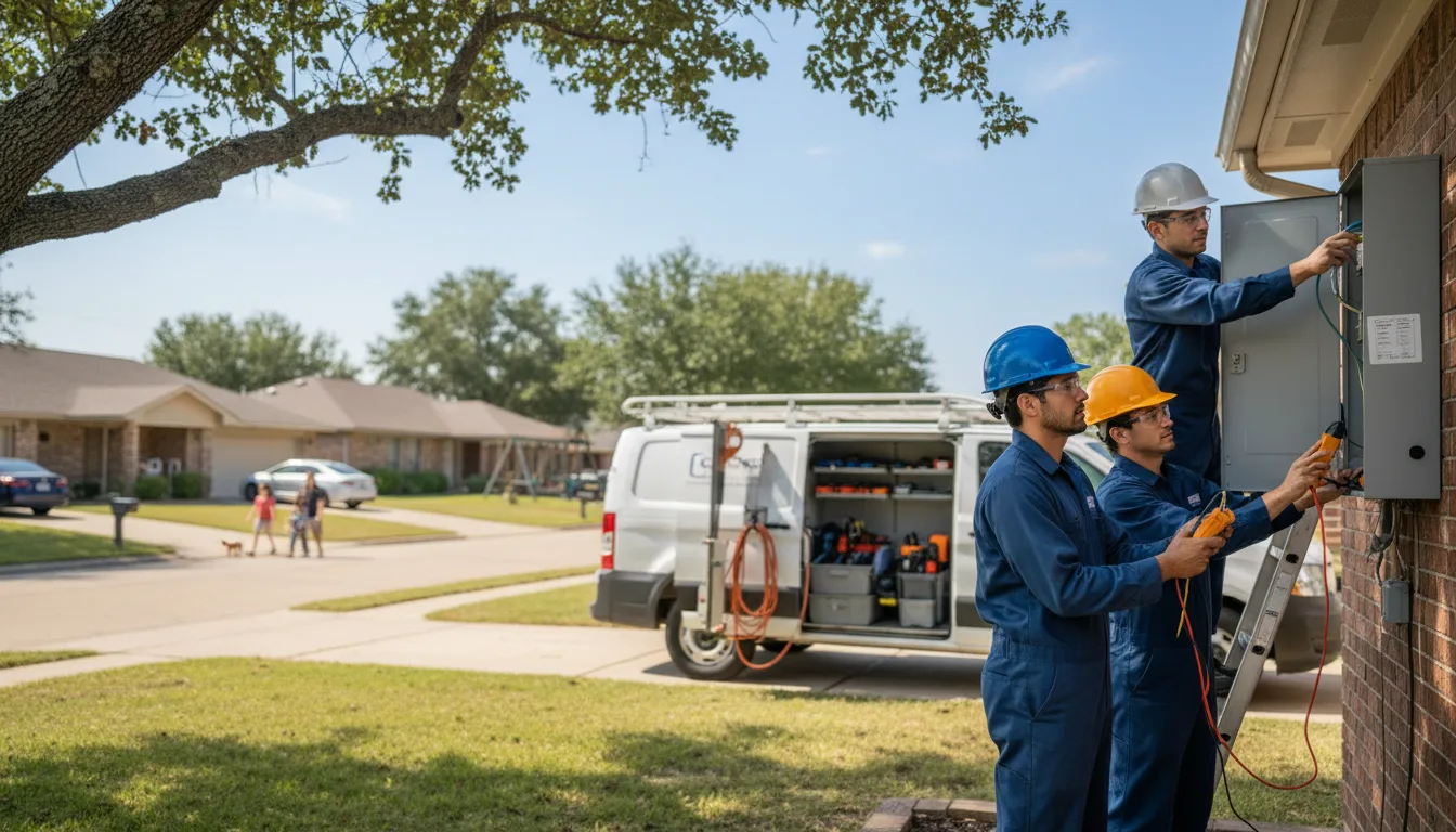 Certified electrician providing emergency electrical services in Wausau, FL